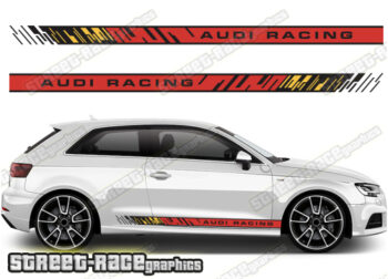 Audi A3 printed racing stripes 034 - German Flag