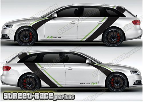 Audi A4 rally graphics 009