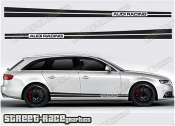 Audi A4 racing stripes 002