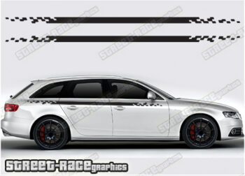 Audi A4 racing stripes 006