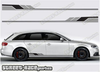 Audi A4 racing stripes 012