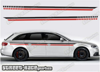 Audi A4 racing stripes 013