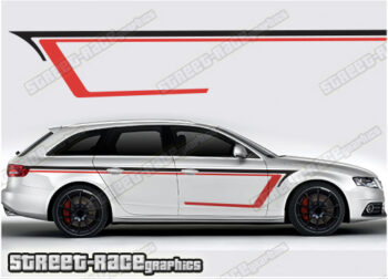 Audi A4 racing stripes 014