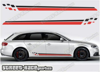 Audi A4 racing stripes 015