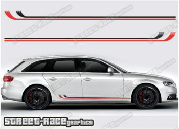 Audi A4 racing stripes 016