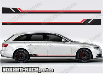 Audi A4 racing stripes 017