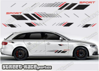 Audi A4 racing stripes 020