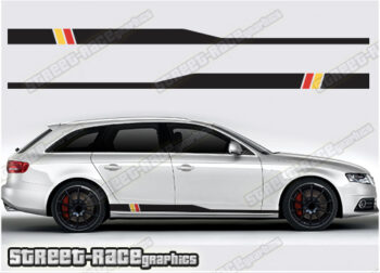 Audi A4 racing stripes 025