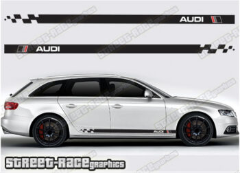 Audi A4 racing stripes 028
