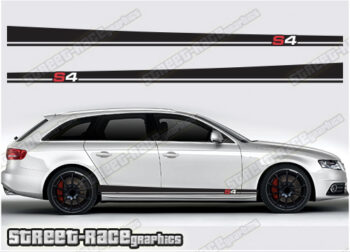 Audi A4 racing stripes 033 -S4