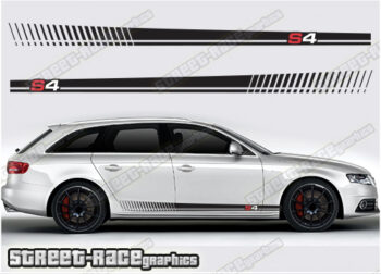 Audi A4 racing stripes 034 -S4