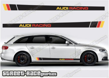 Audi A4 racing stripes 043