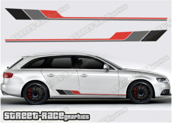 Audi A4 racing stripes 045