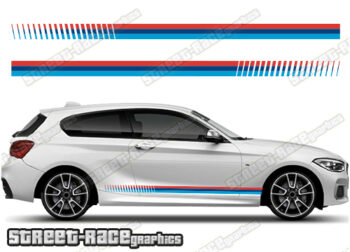 BMW 1 series printed racing stripes 004
