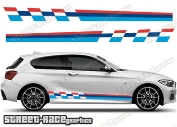 BMW 1 series printed racing stripes 005