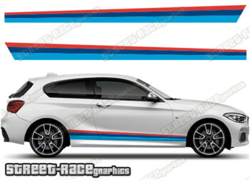 BMW 1 series printed racing stripes 006