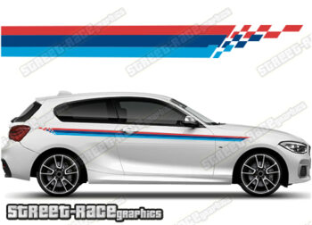 BMW 1 series printed racing stripes 008