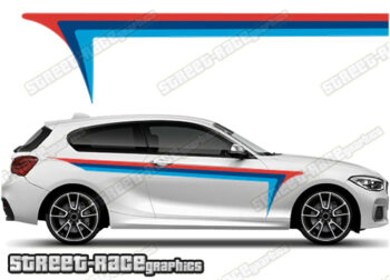 BMW 1 series printed racing stripes 009