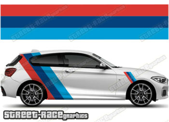 BMW 1 series printed racing stripes 010