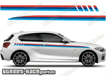 BMW 1 series printed racing stripes 013