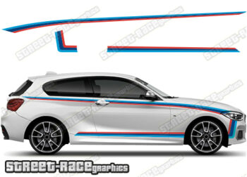 BMW 1 series printed racing stripes 014
