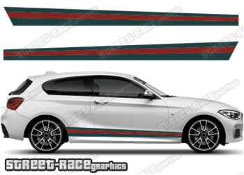 BMW 1 series printed racing stripes 019