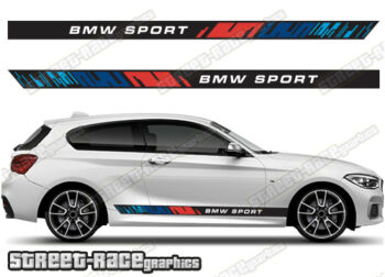BMW 1 series printed racing stripes 032
