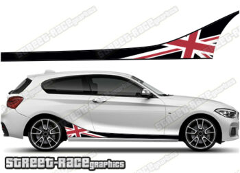 BMW 1 series printed racing stripes 036