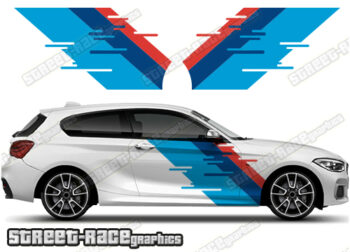 BMW 1 series printed racing stripes 037