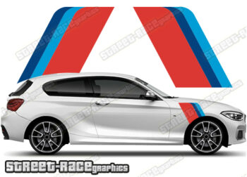 BMW 1 series printed racing stripes 039