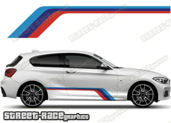BMW 1 series printed racing stripes 042
