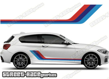 BMW 1 series printed racing stripes 043