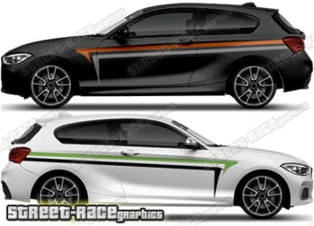 BMW 1 series rally 008 stickers