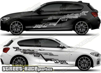 BMW 1 series rally 014 stickers