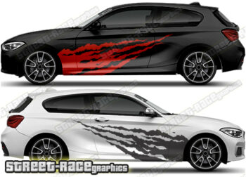 BMW 1 series rally 018 stickers