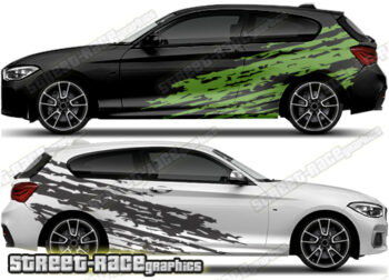 BMW 1 series rally 021 stickers