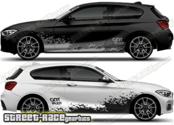BMW 1 series rally 026 stickers - GOT MUD