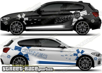 BMW 1 series rally 027 stickers - AIRTEC