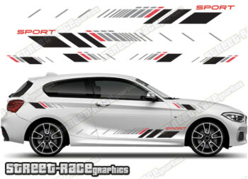 BMW 1 series racing stripes 027