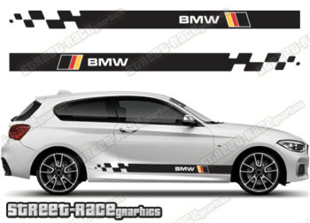 BMW 1 series racing stripes 028 - German flag