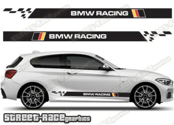 BMW 1 series racing stripes 029 - German flag