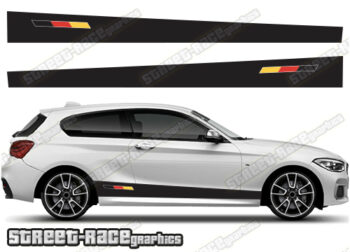 BMW 1 series racing stripes 031 - German flag