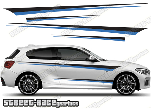 BMW 1 series racing stripes 043