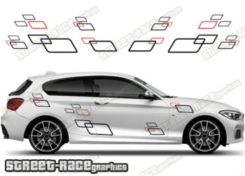 BMW 1 series racing stripes 045