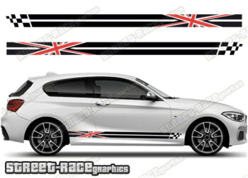 BMW 1 series racing stripes 046