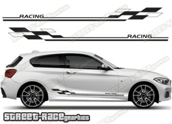BMW 1 series racing stripes 049