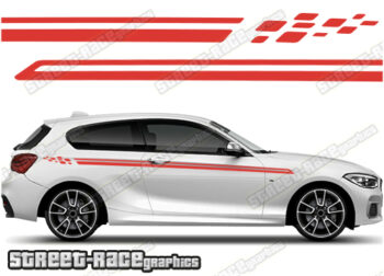 BMW 1 series racing stripes 057