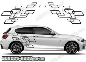 BMW 1 series racing stripes 062