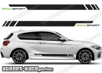 BMW 1 series racing stripes 070