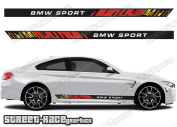 BMW 3 series printed racing stripes 031 - GERMAN FLAG